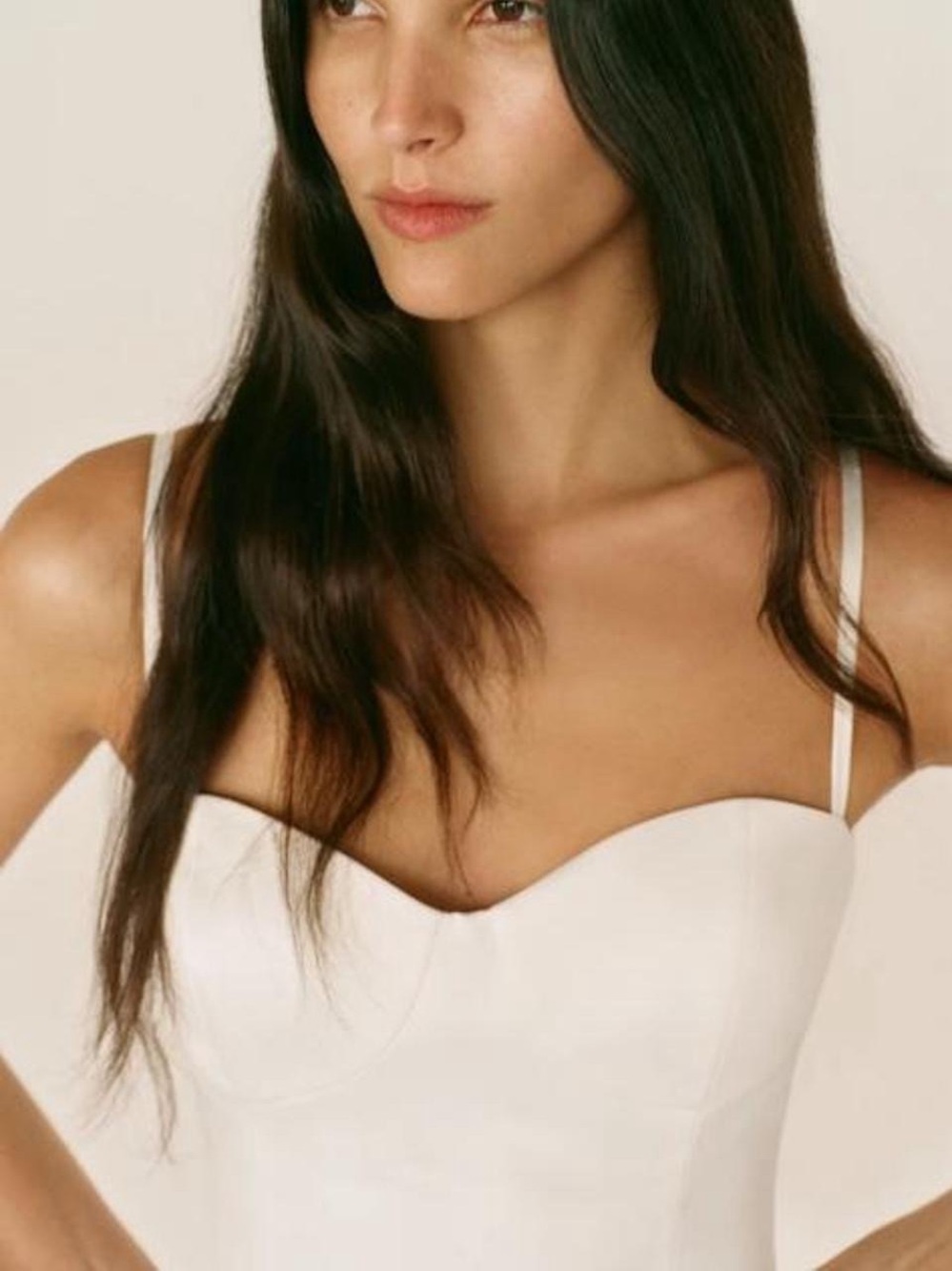 Reformation Ivory Giulia Dress - Picture 2 of 5
